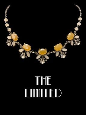 The Limited Gold-Tone Yellow Stone Bib Necklace